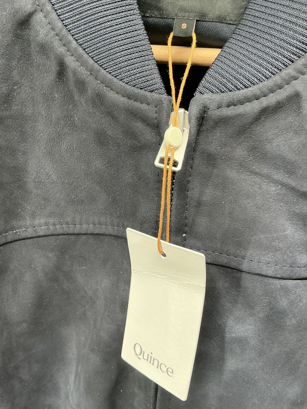 100% Suede Bomber Jacket - Picture 3 of 3